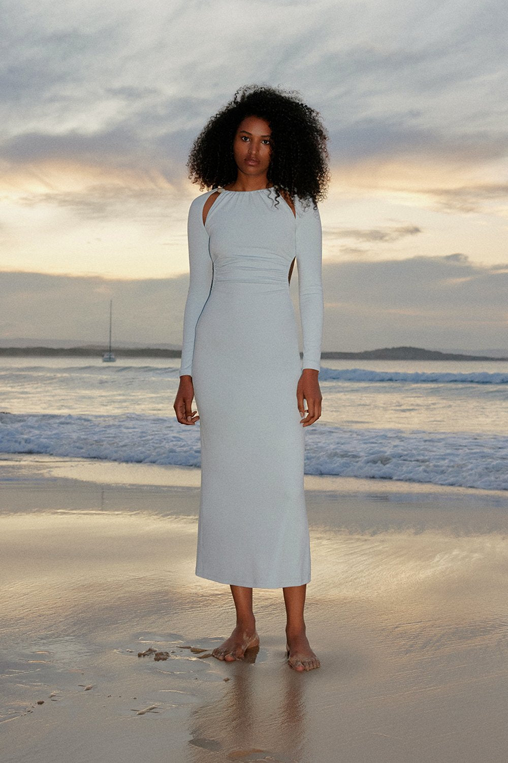 Significant Other Alma Long Sleeve Dress - Sky