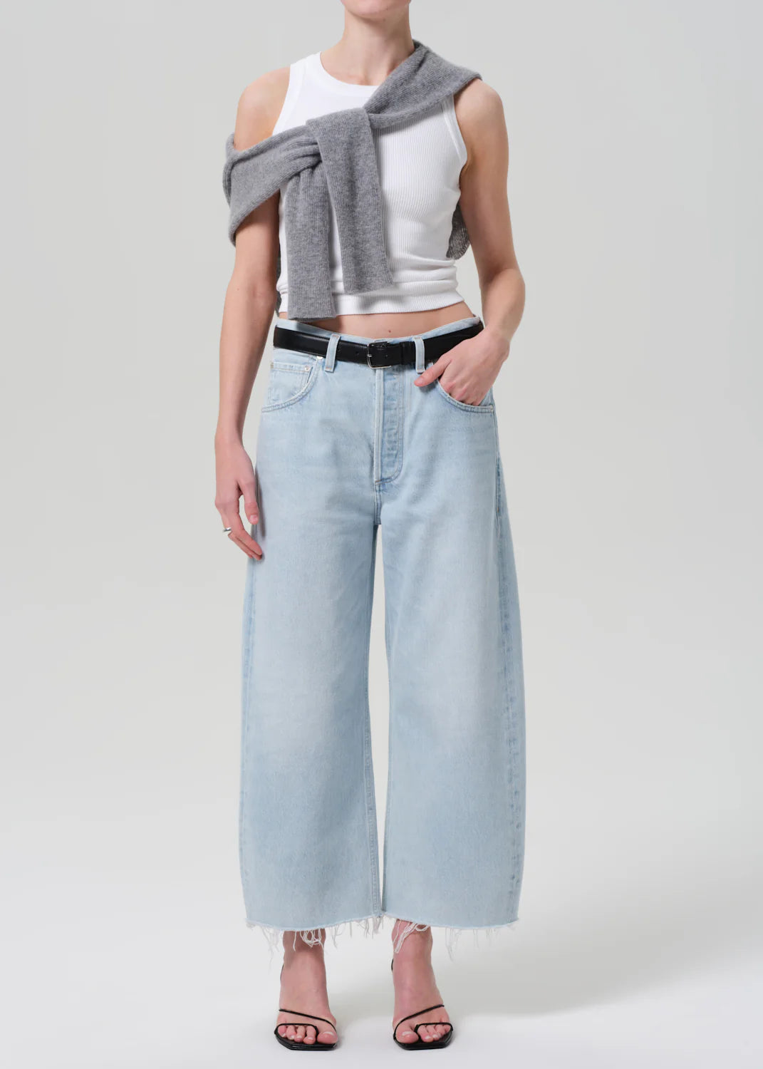 Citizens of Humanity Ayla Raw Hem Crop Jeans