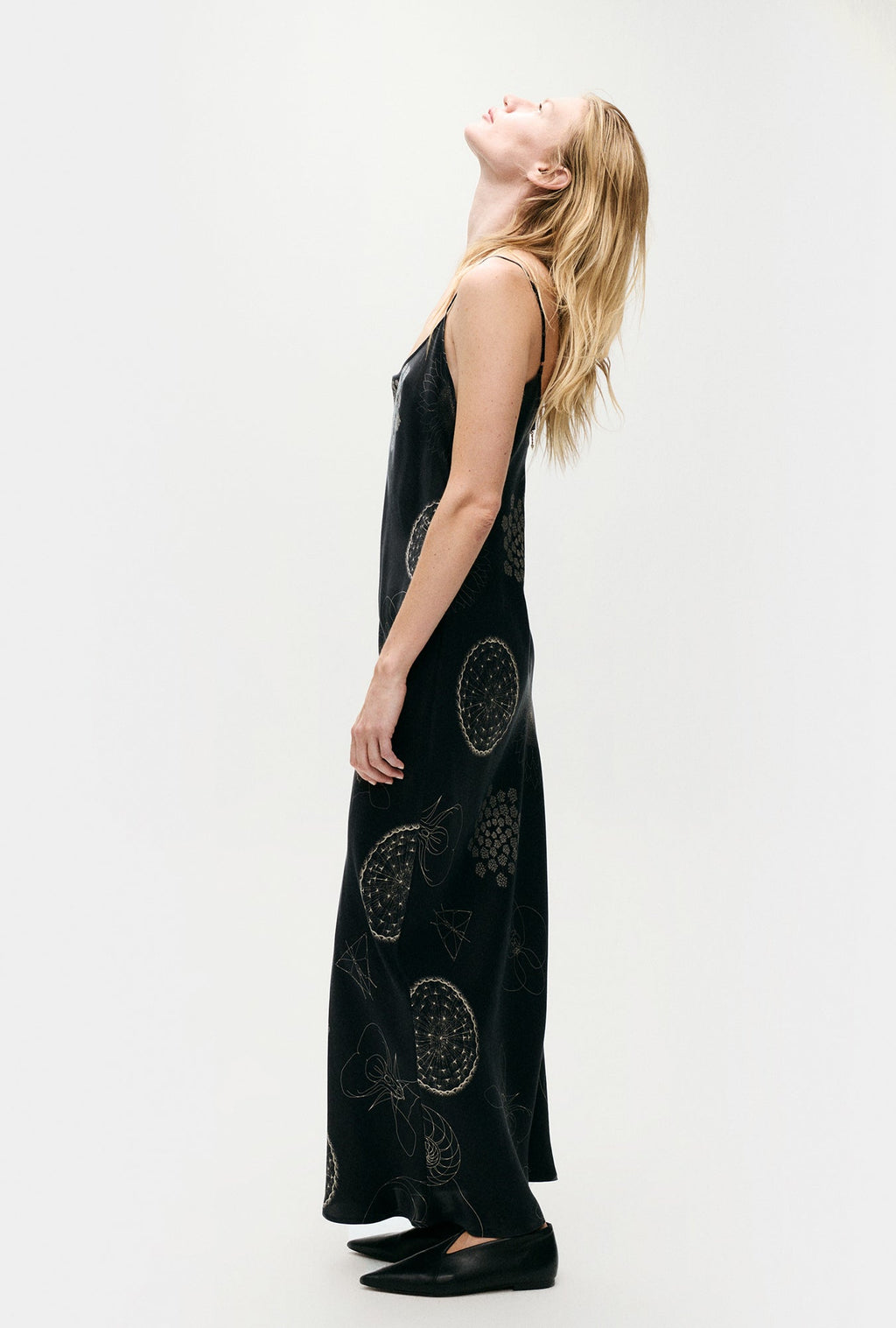Silk Laundry 1996 Dress - Fibonacci Black