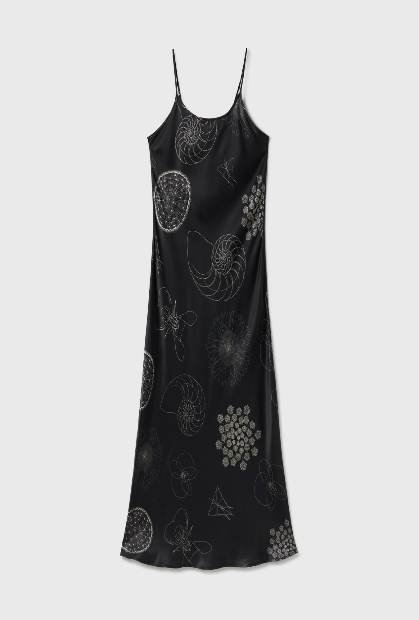 Silk Laundry 1996 Dress - Fibonacci Black