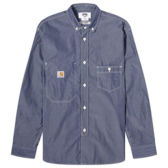 JUNYA WATANABE Short Sleeve Shirt - Indigo