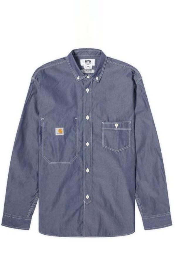 JUNYA WATANABE Short Sleeve Shirt - Indigo