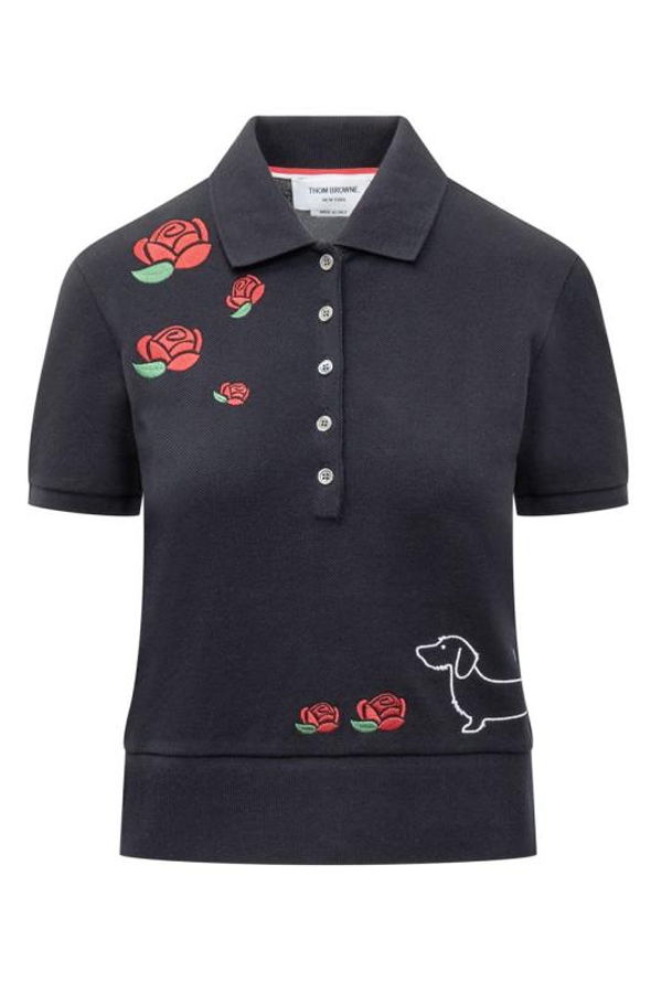 Thom Browne Polo Shirt - Navy