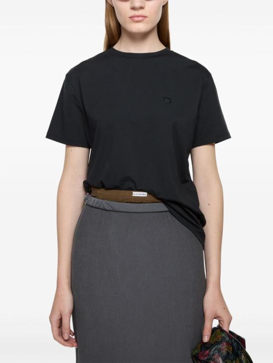 Acne Studios Short Sleeve T-Shirt - Black