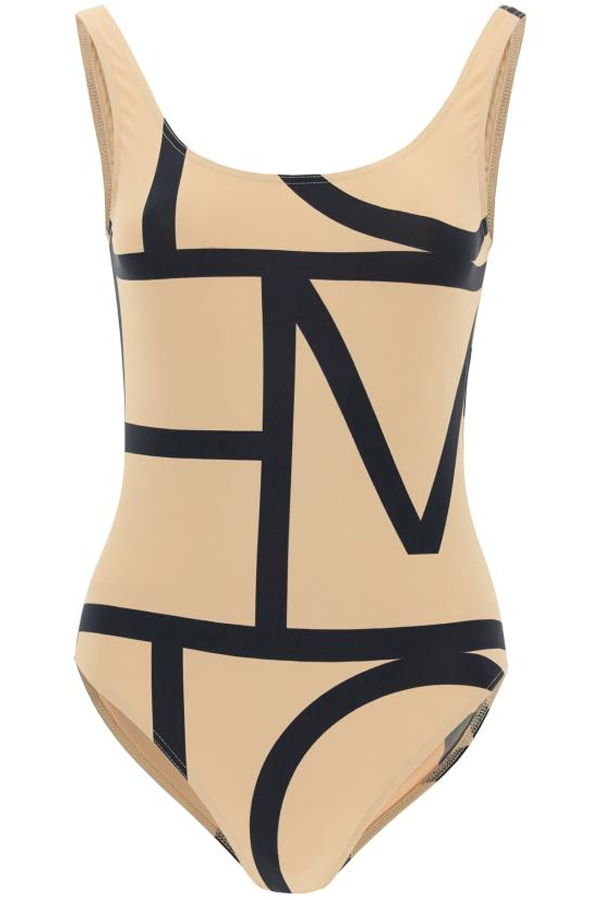 Totême One-Piece Swimsuit - Beige