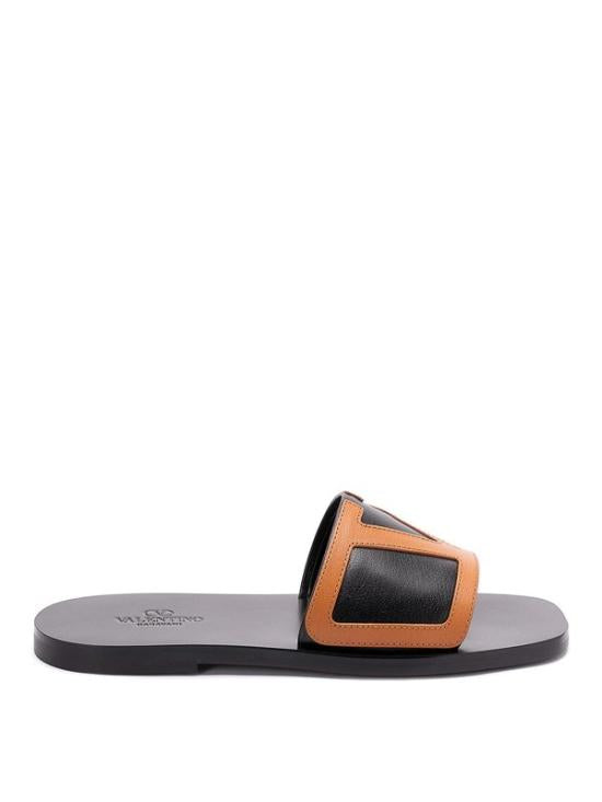 Valentino Mule/Slippers - Black/Brown