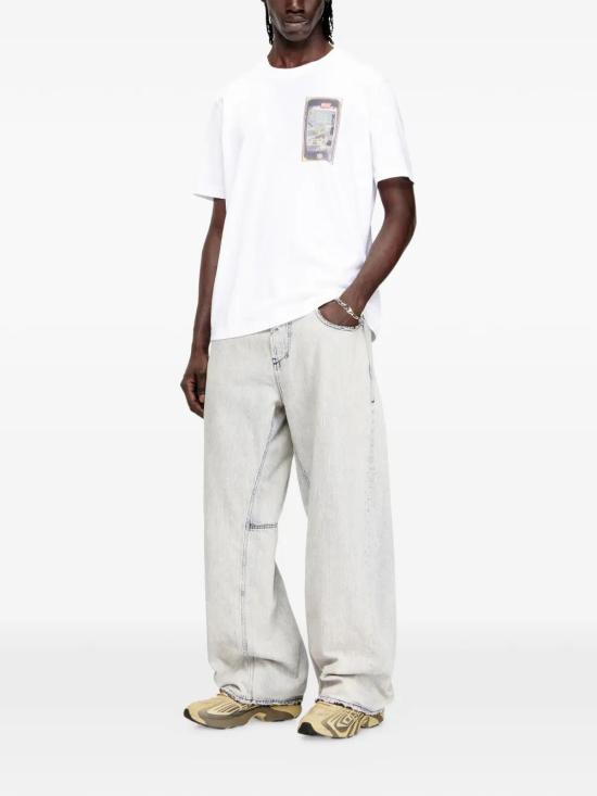 DIESEL Short Sleeve Tee - White
