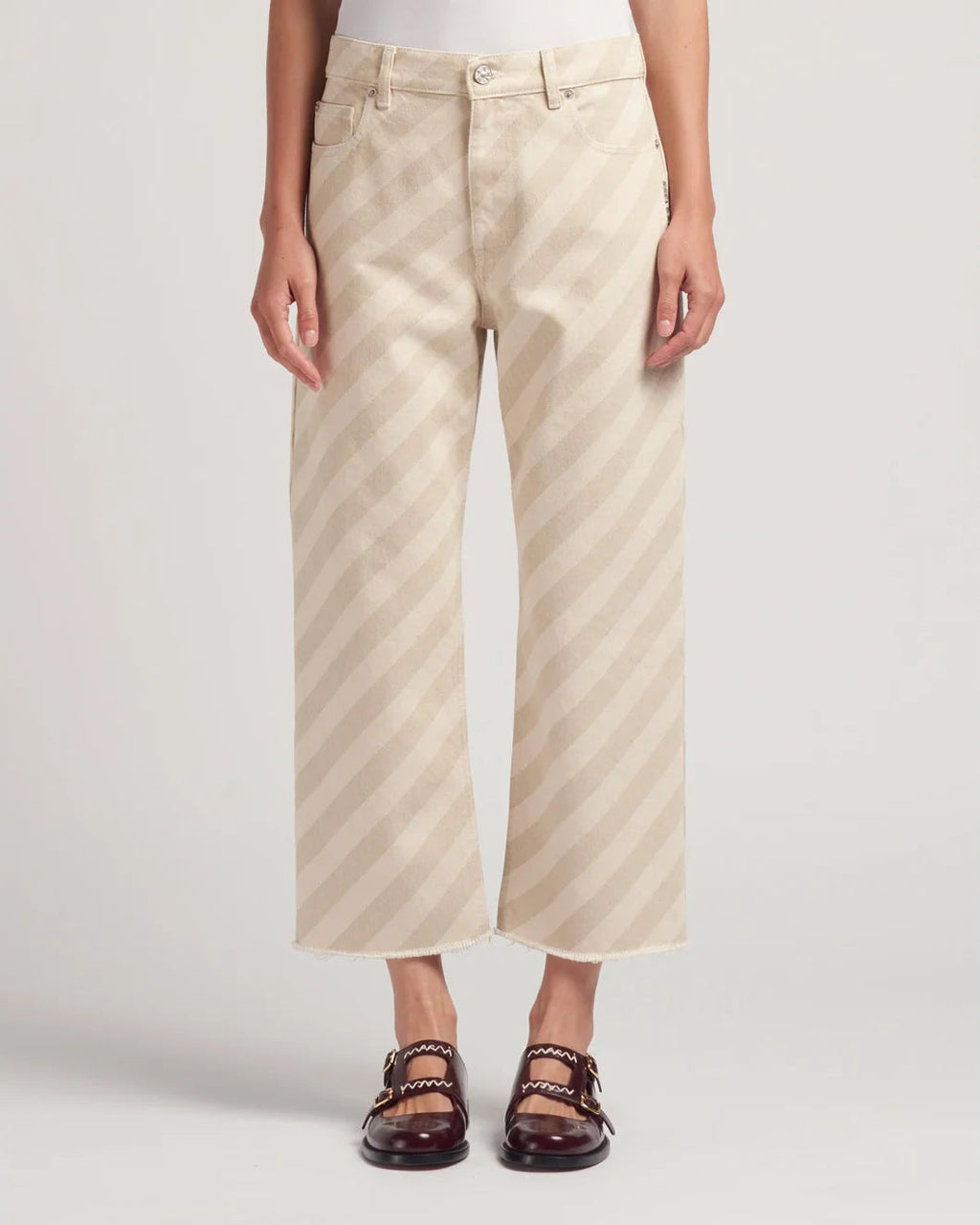 Marni 5-Pocket Denim Trouser - Beige