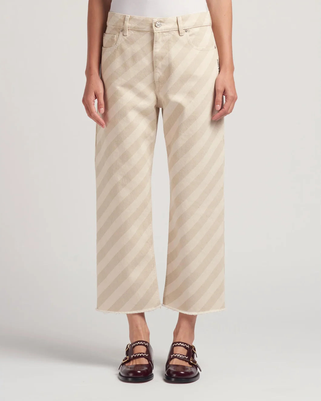 Marni 5-Pocket Denim Trouser - Beige