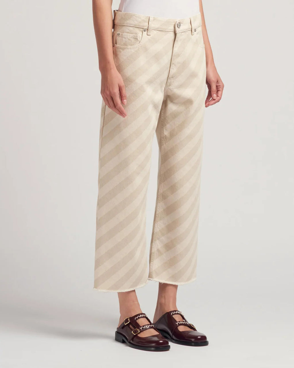 Marni 5-Pocket Denim Trouser - Beige