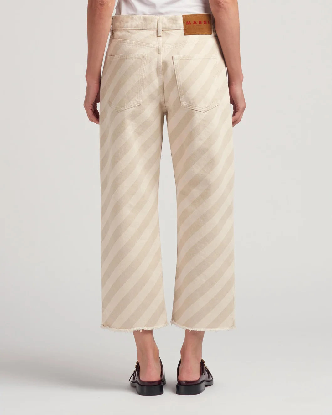 Marni 5-Pocket Denim Trouser - Beige