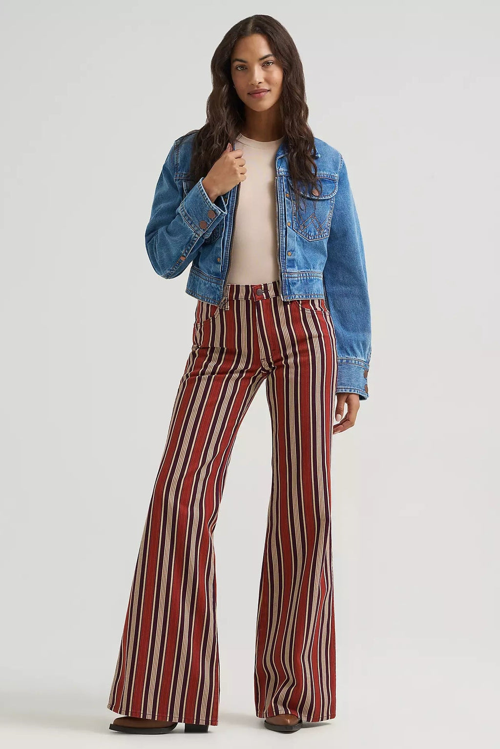 Wrangler 70s Flare Desert Disco Jeans - Denim
