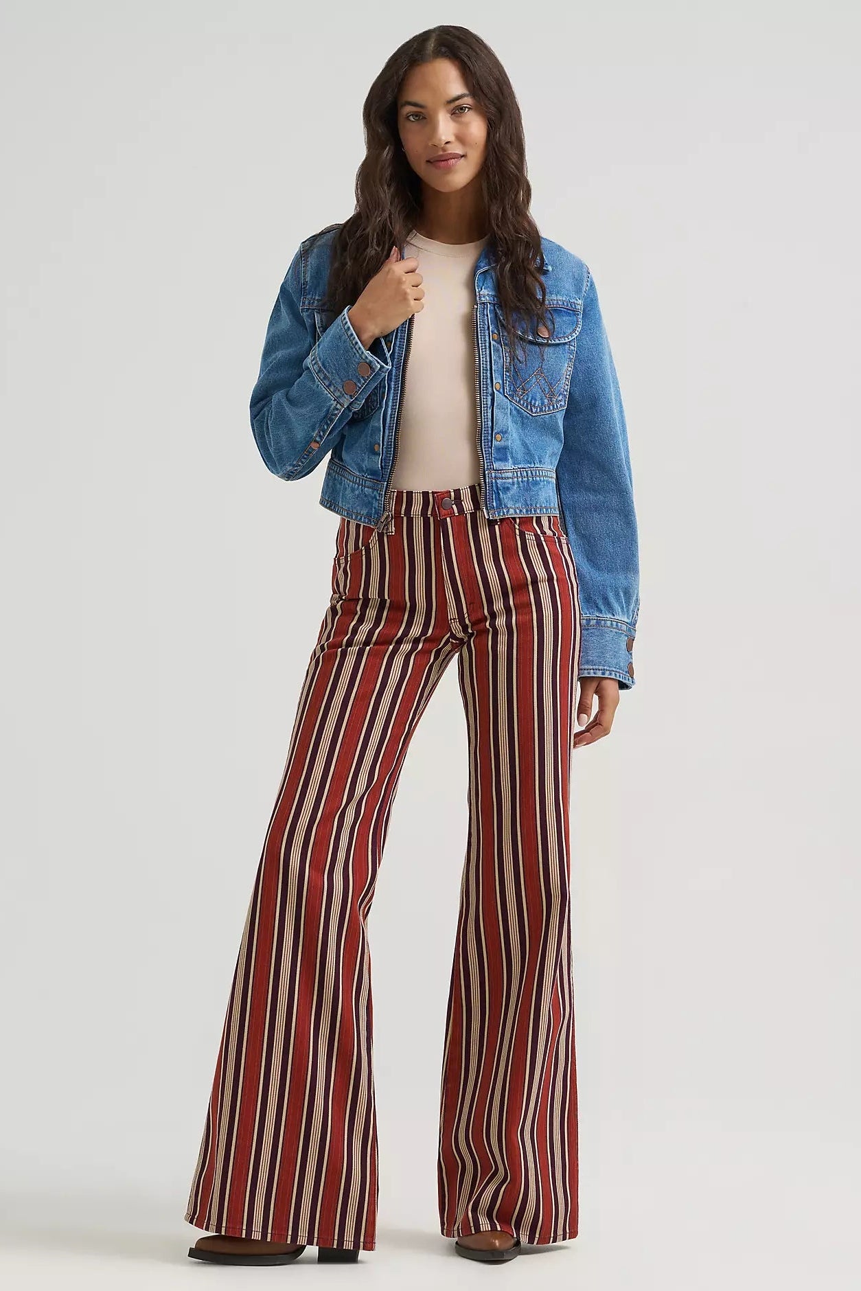 Wrangler 70s Flare Desert Disco Jeans - Denim