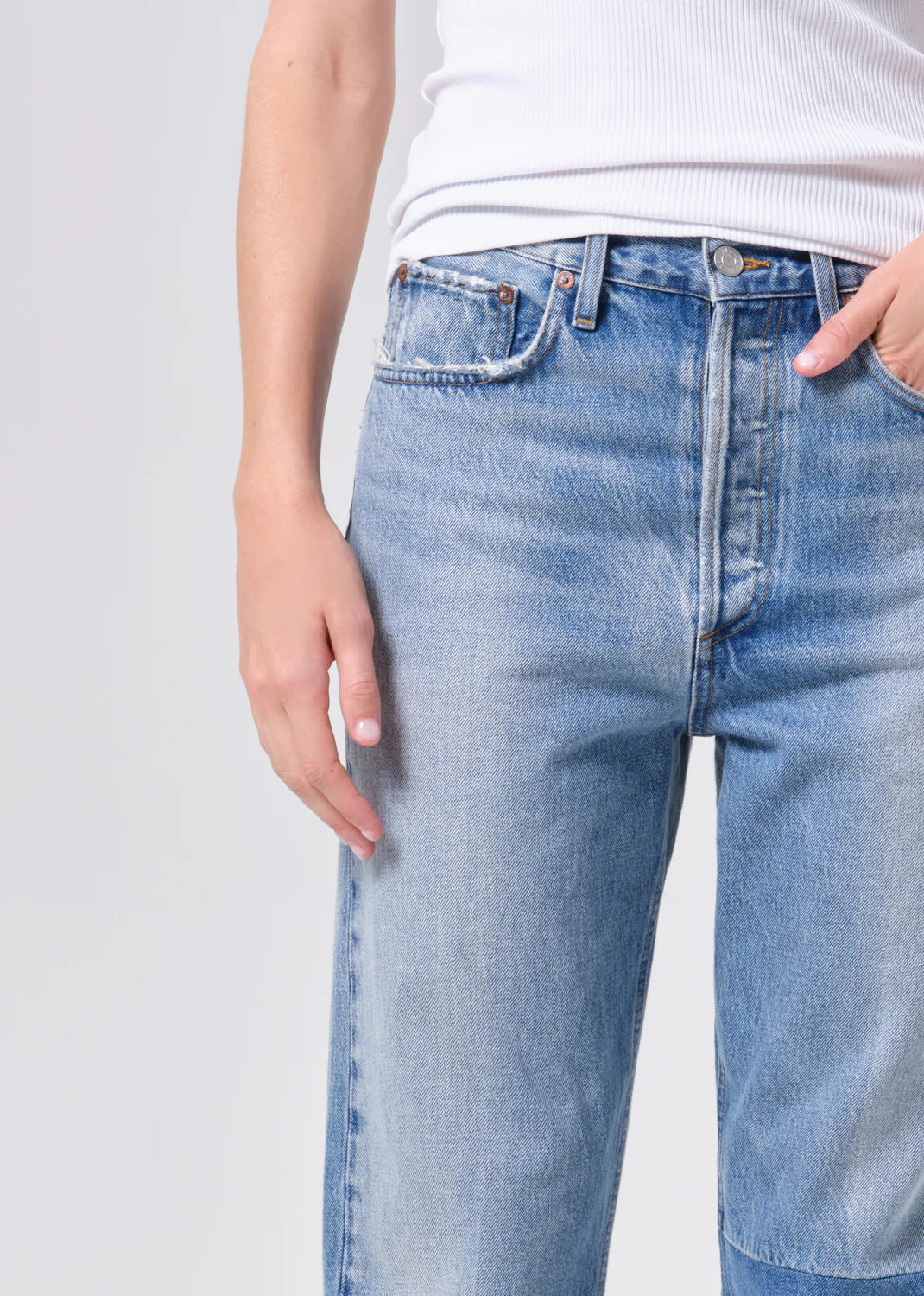 AGOLDE 90's Jean With Patch 32" Jeans - Indigo