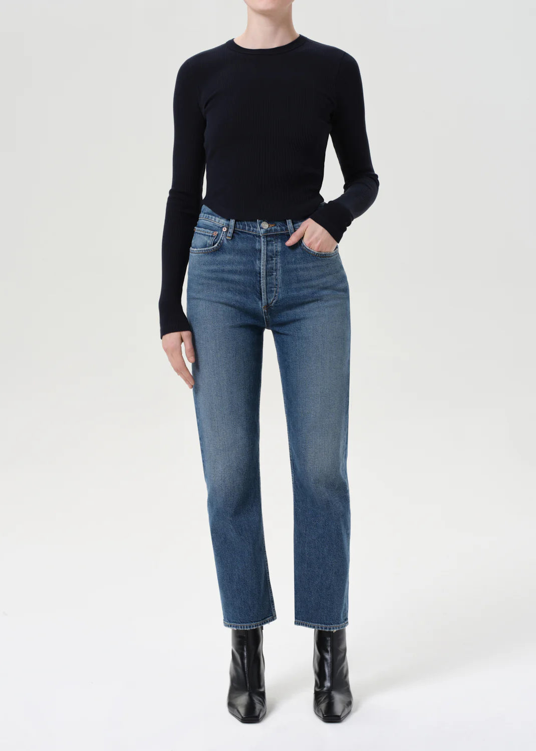 AGOLDE 90's Pinch Waist Crop Jeans