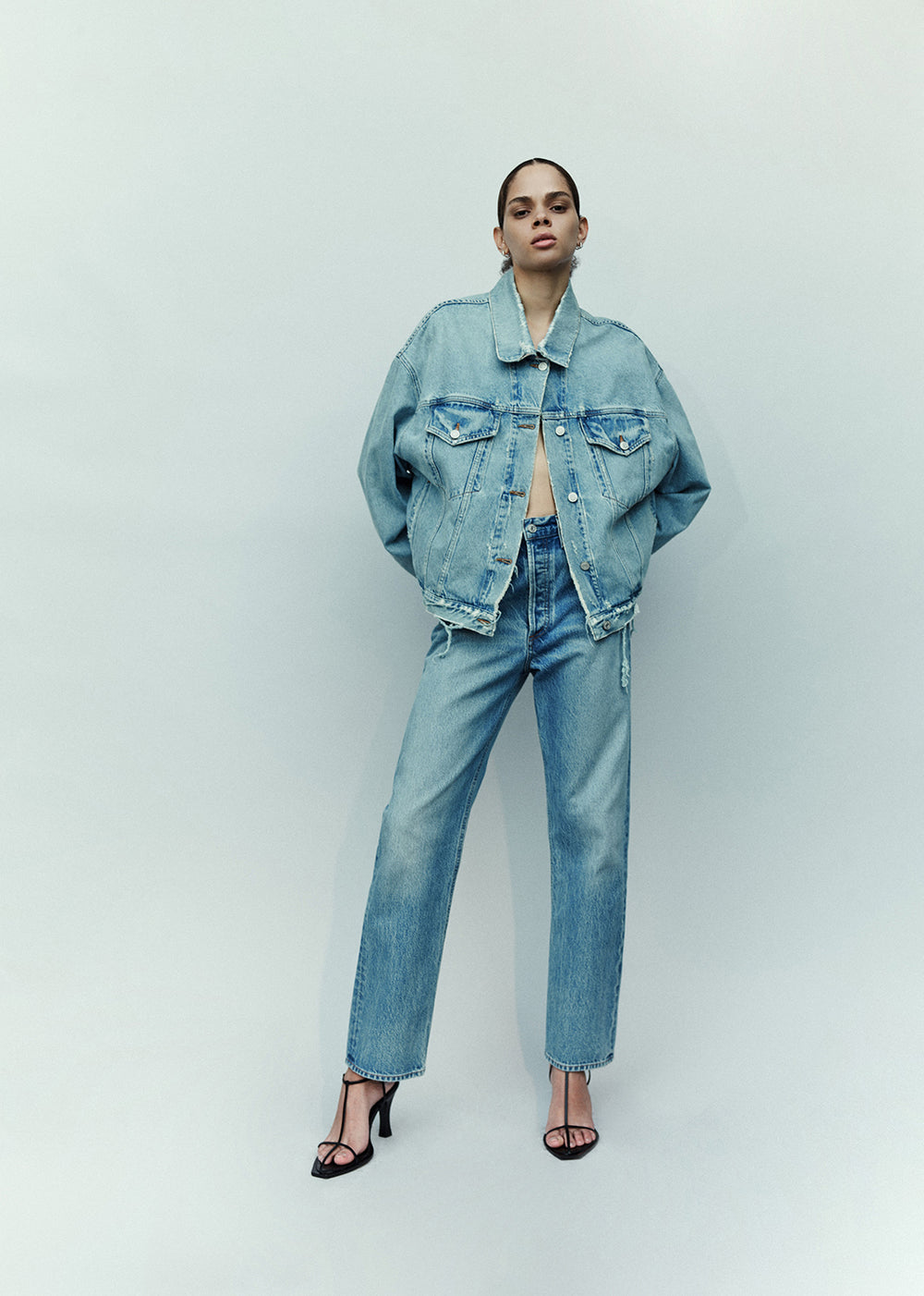 AGOLDE 90s Pinch Waist High Rise Straight Jeans - Infinite