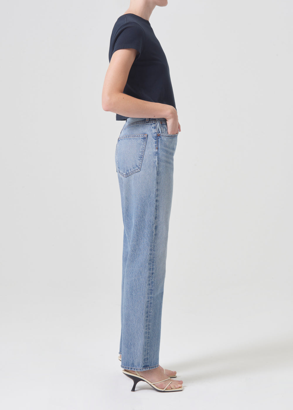 AGOLDE 90s Pinch Waist High Rise Straight Jeans - Infinite