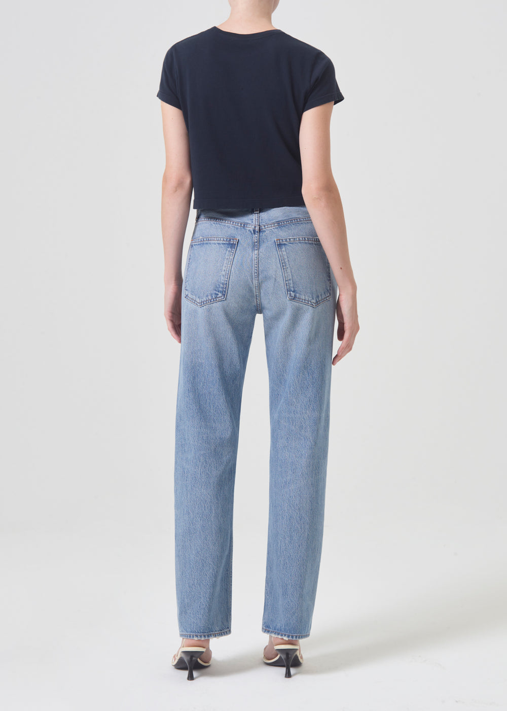 AGOLDE 90s Pinch Waist High Rise Straight Jeans - Infinite