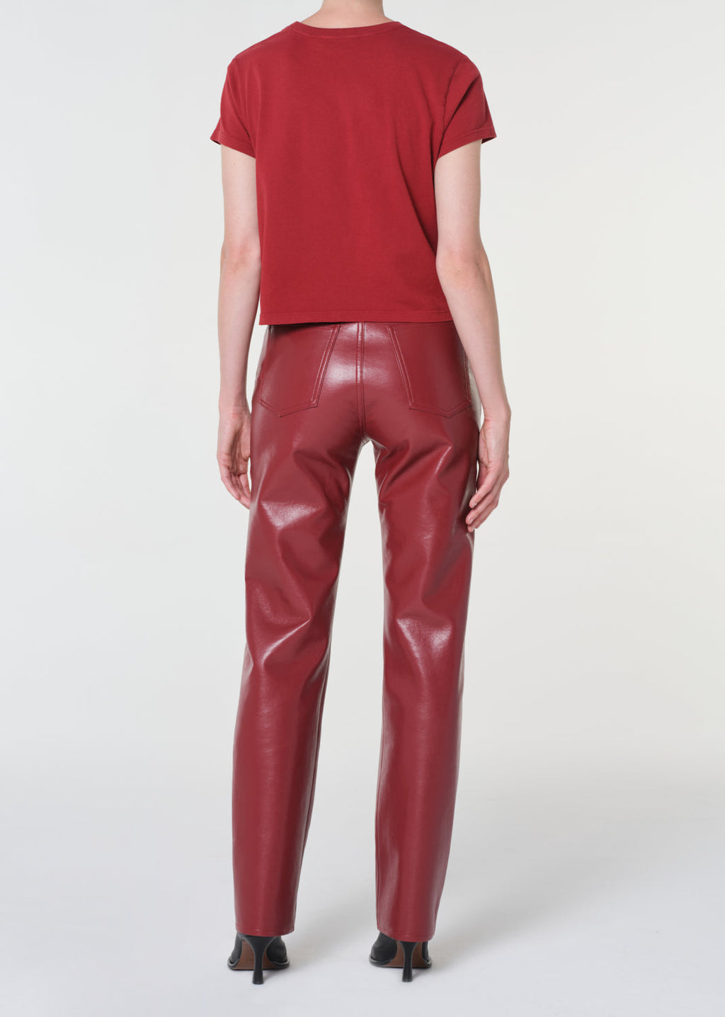 AGOLDE 90's Pinch Waist Long Pants - Brick