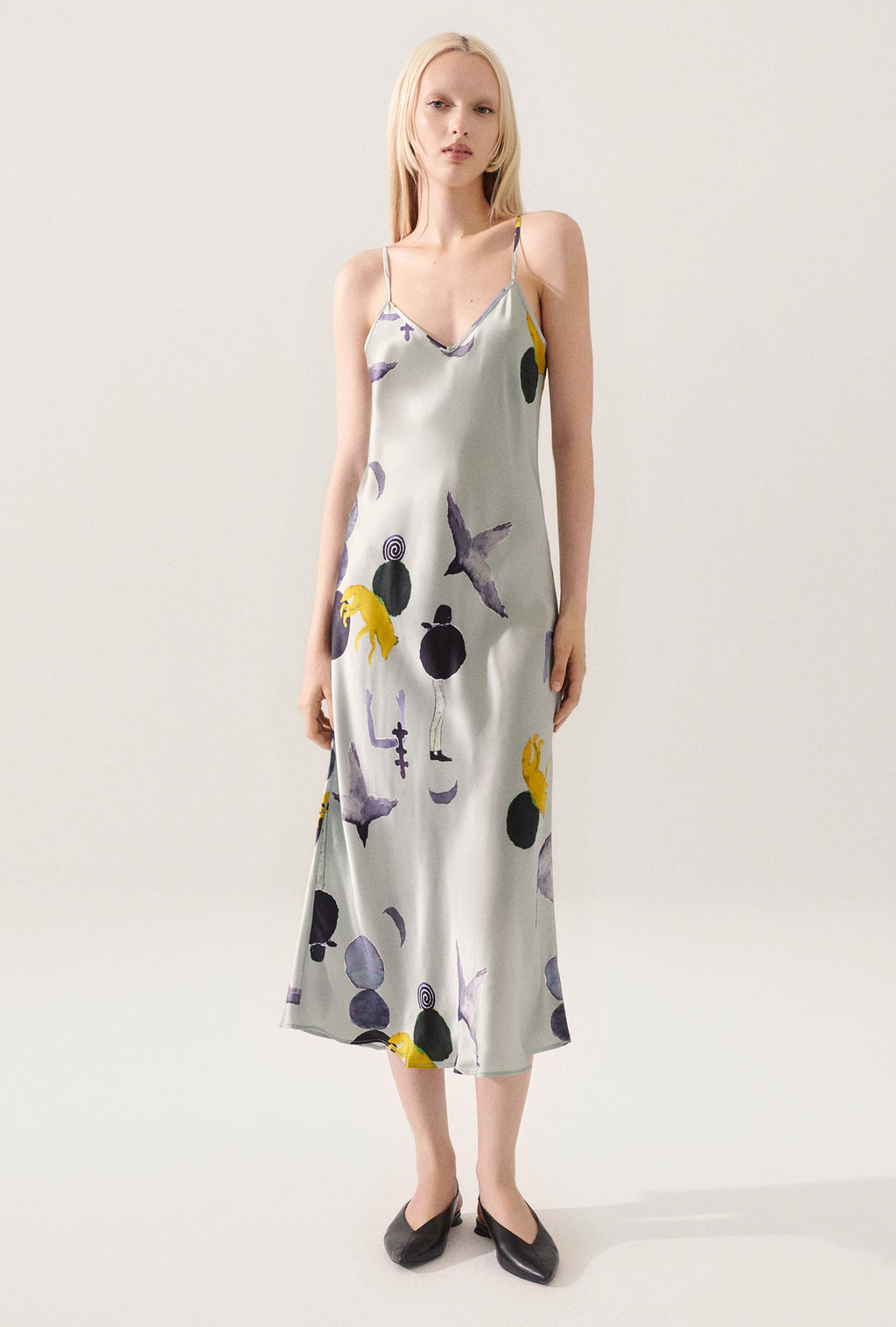 Silk Laundry 90s Slip Dress Protection