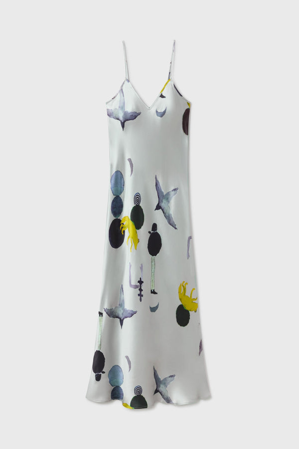 Silk Laundry 90s Slip Dress Protection