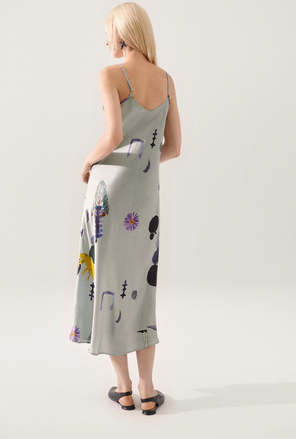 Silk Laundry 90s Slip Dress Protection