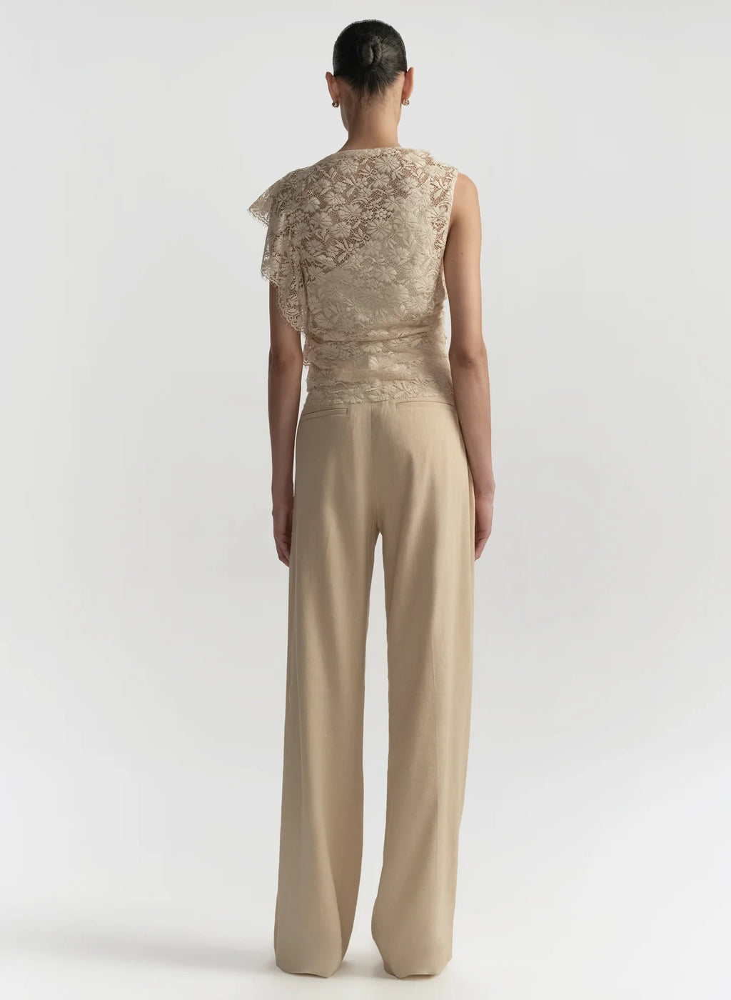 A.L.C. Astrid Lace Top - Crema Dolce