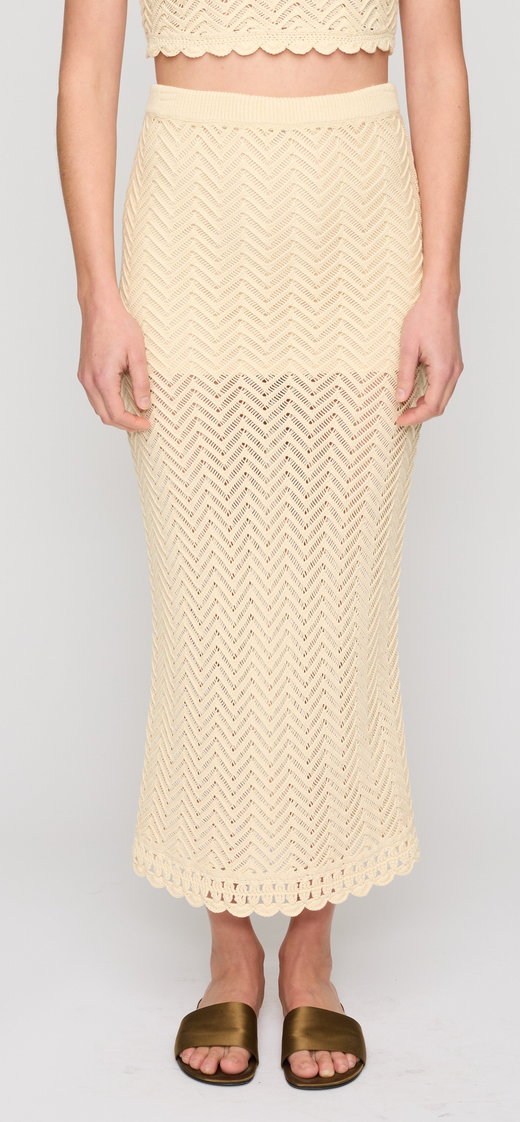 A.L.C. Siesta Skirt - Butter