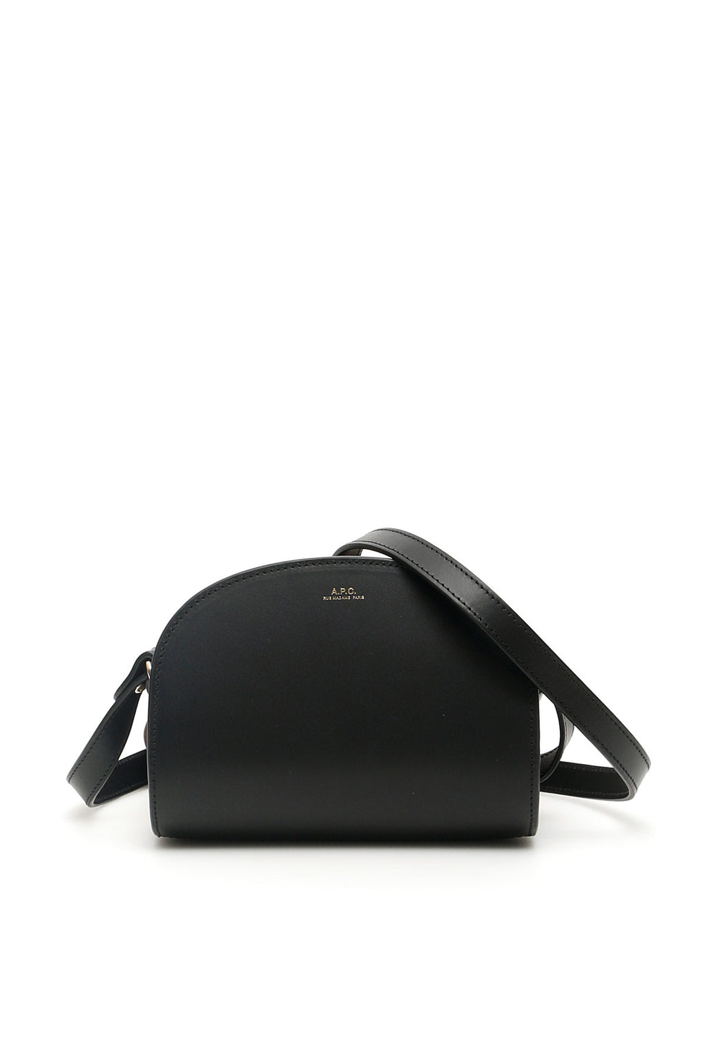 A.P.C. Demi Lune Crossbody Bag - Black