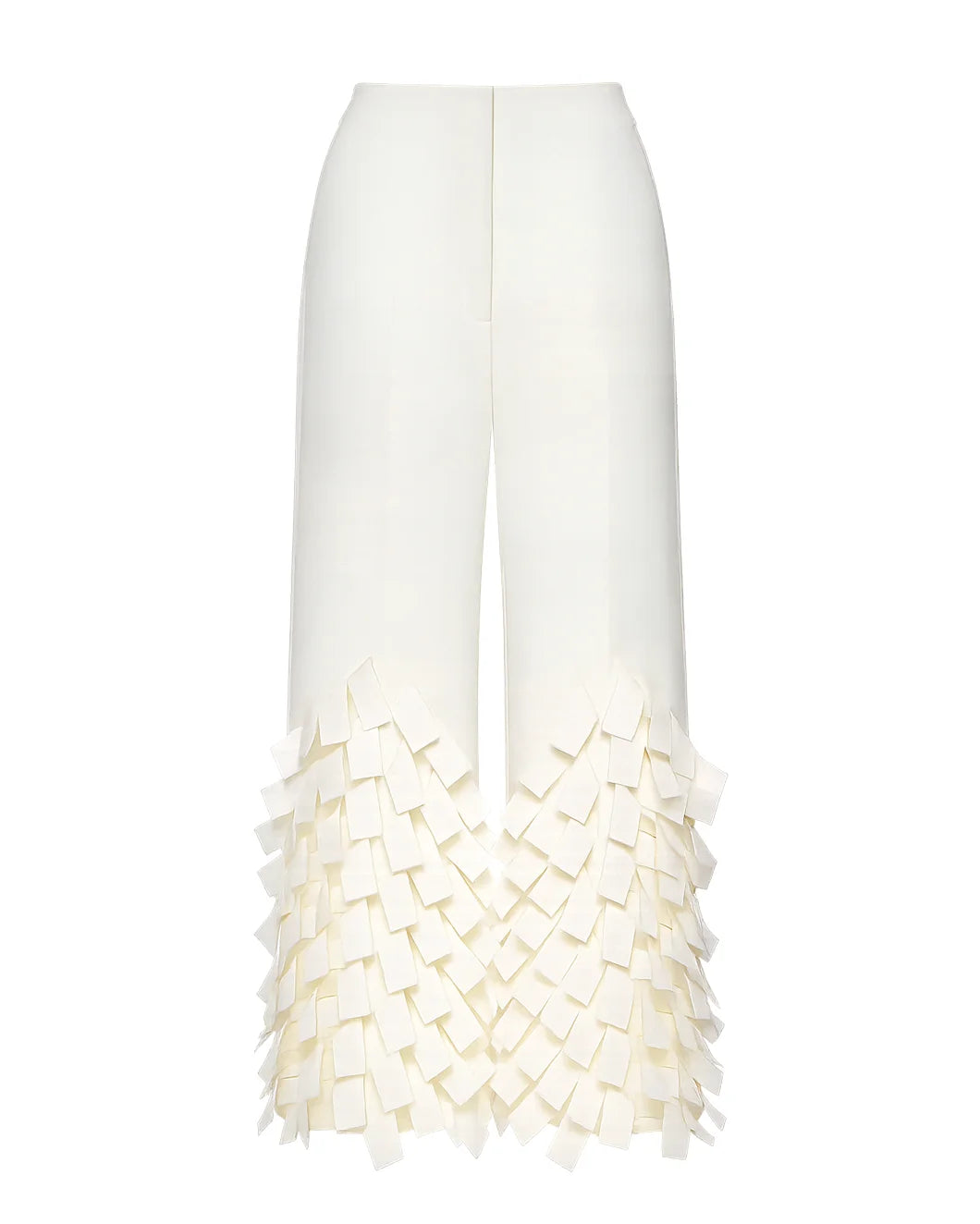 A.W.A.K.E. MODE Culottes with Rectangle Detail - White