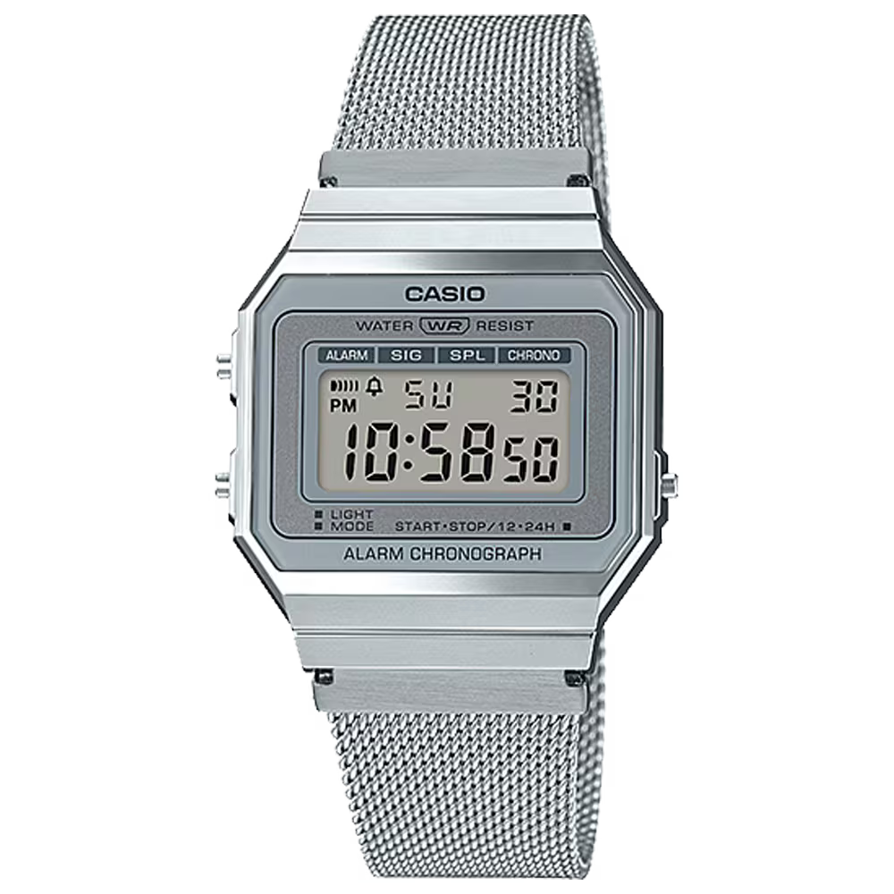Casio A700WM-7AVT Watch - Silver