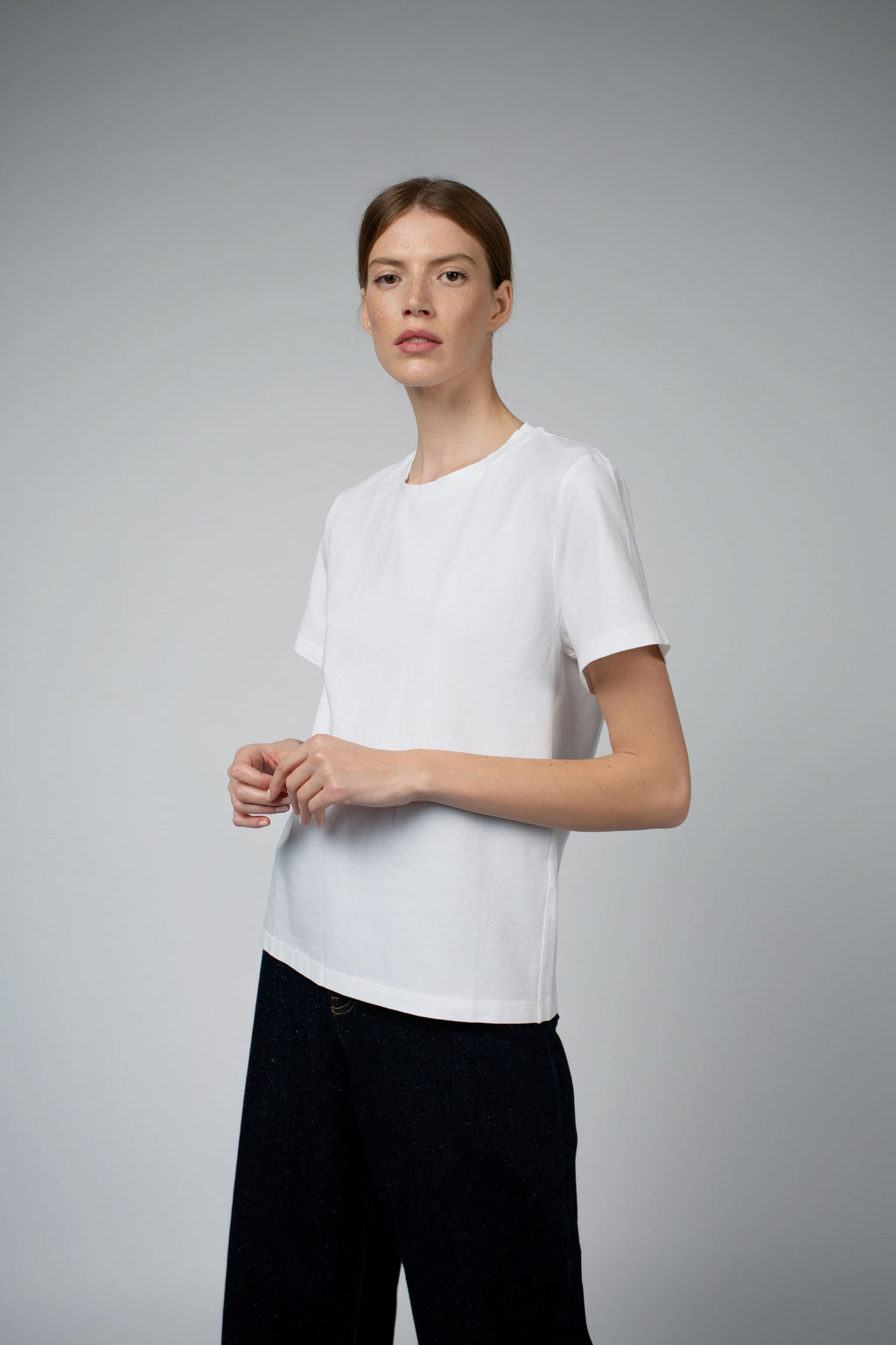 Santicler ADRY ORGANIC COTTON BUNDLE CREW NECK T SHIRT - Black/White