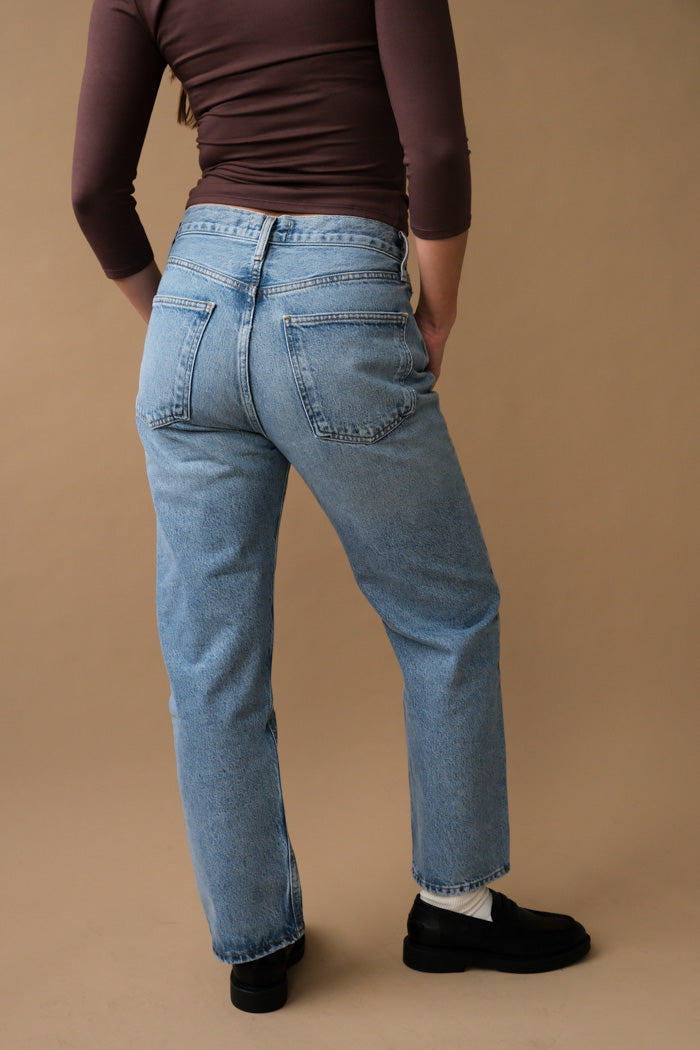 AGOLDE 90's Pinch Waist Crop Jeans - Stage
