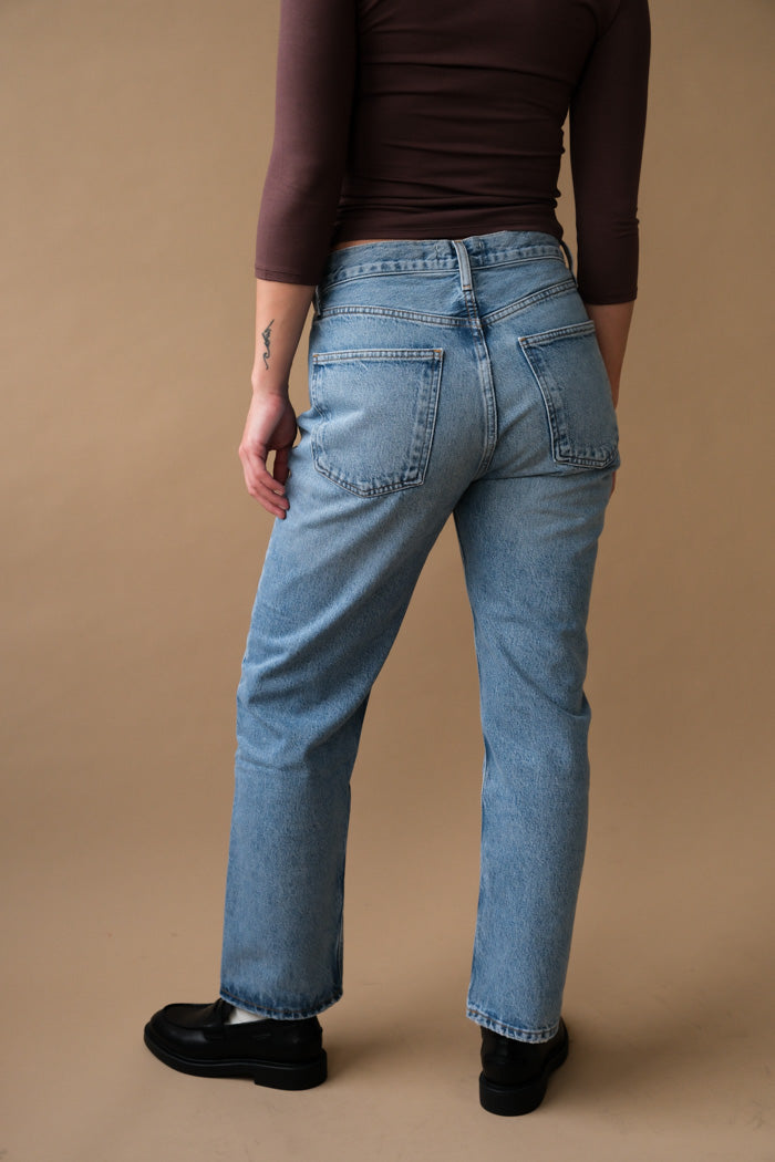 AGOLDE 90's Pinch Waist Crop Jeans - Stage