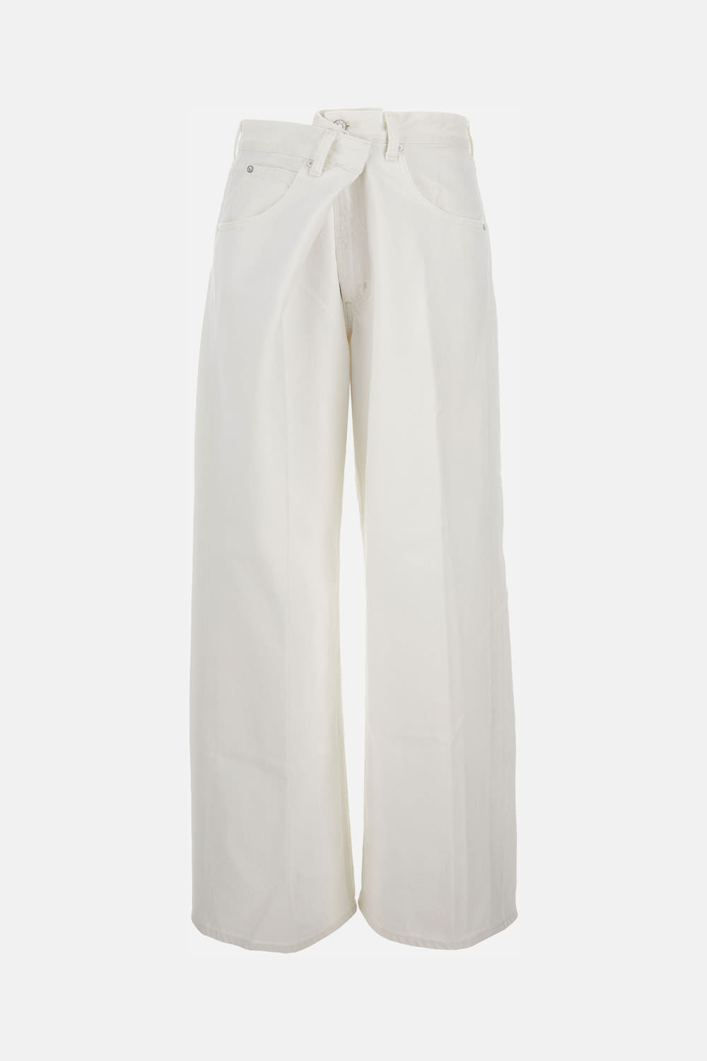 AGOLDE Vana Fold Jeans - White