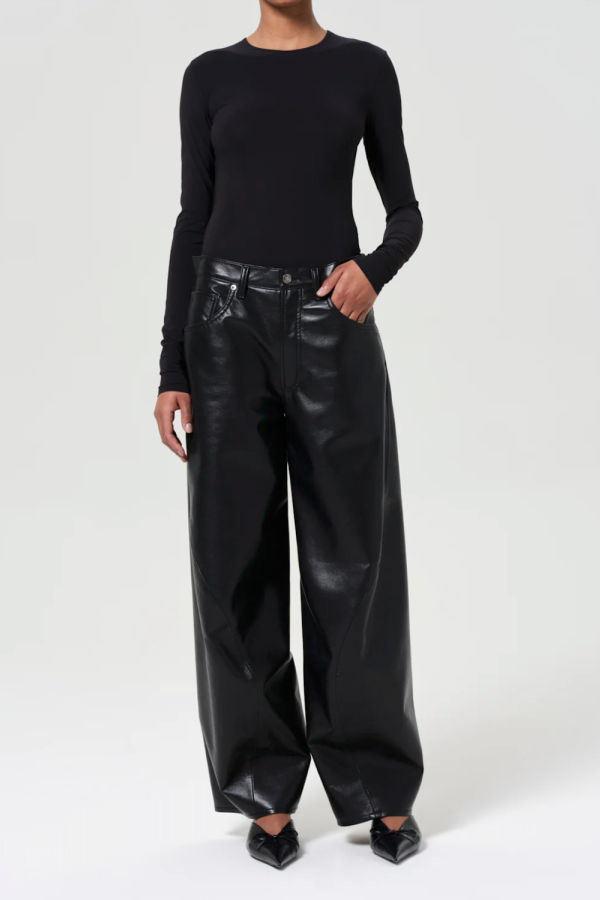 AGOLDE Recycled Leather Twist Jean - Detox