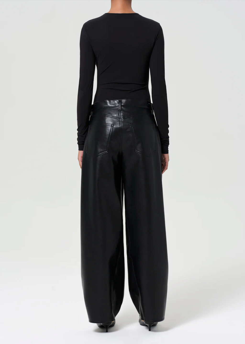 AGOLDE Recycled Leather Twist Jean - Detox