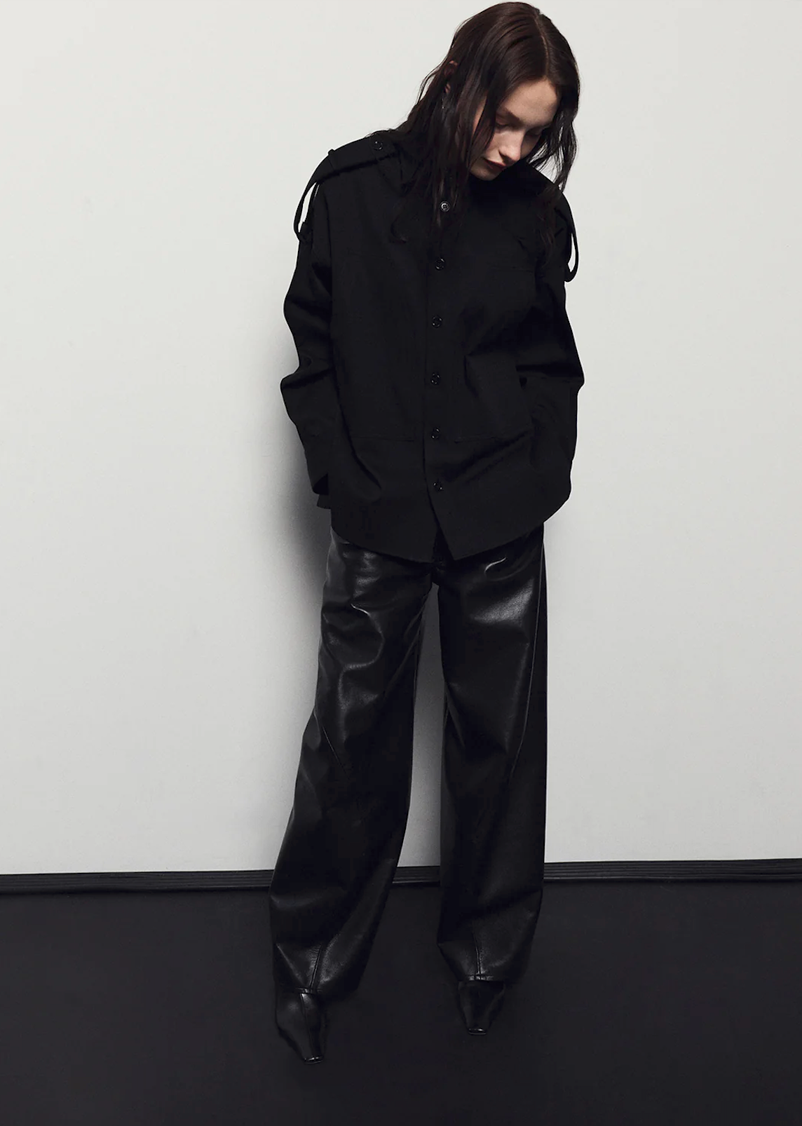 AGOLDE Recycled Leather Twist Jean - Detox