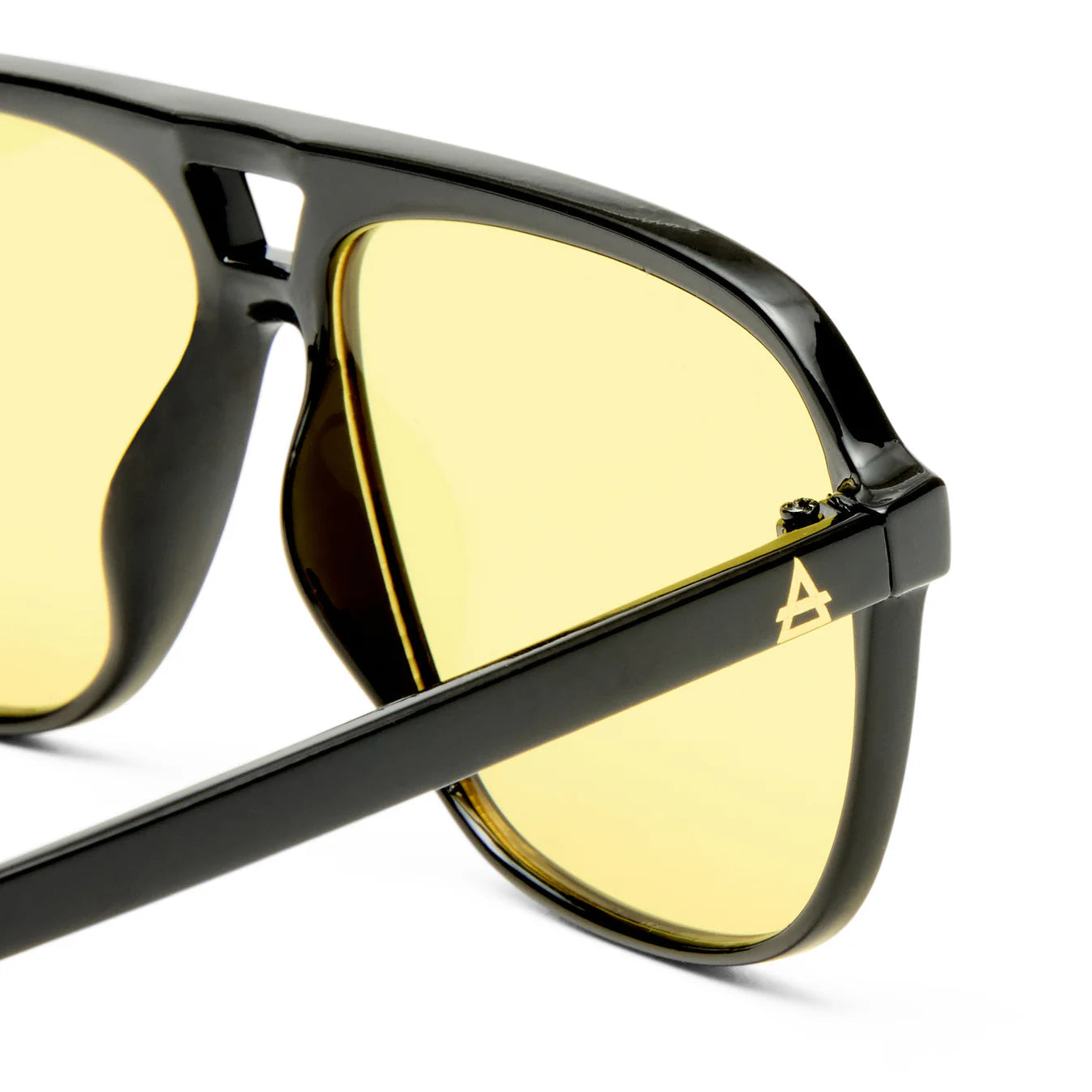 AIRE Monoceros Sunglasses - Black Frame/Yellow Lens
