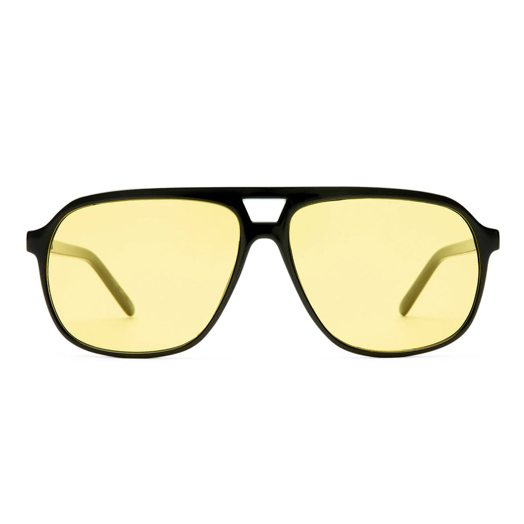 AIRE Monoceros Sunglasses - Black Frame/Yellow Lens