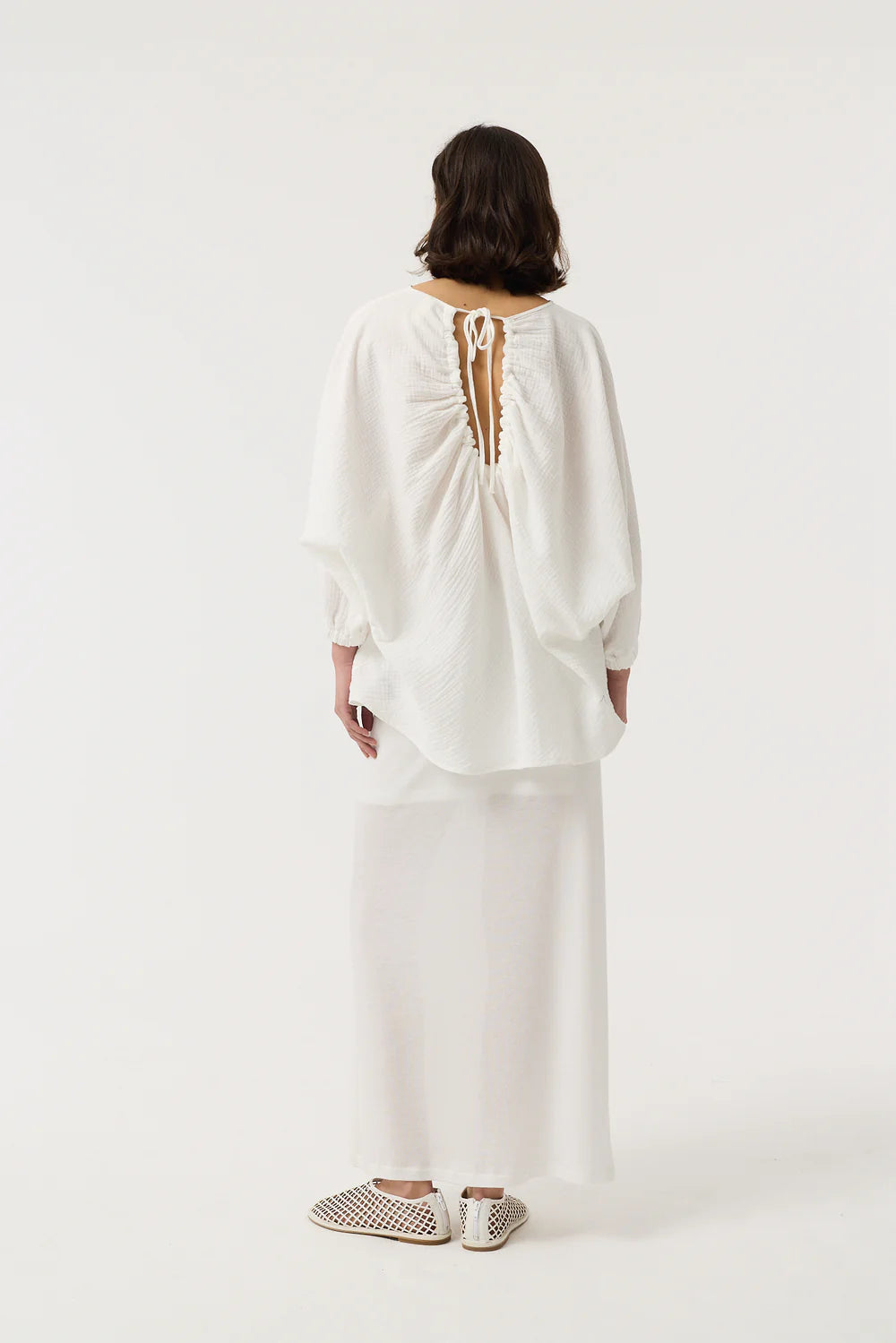 AKYN Ada Maxi Skirt - Off White