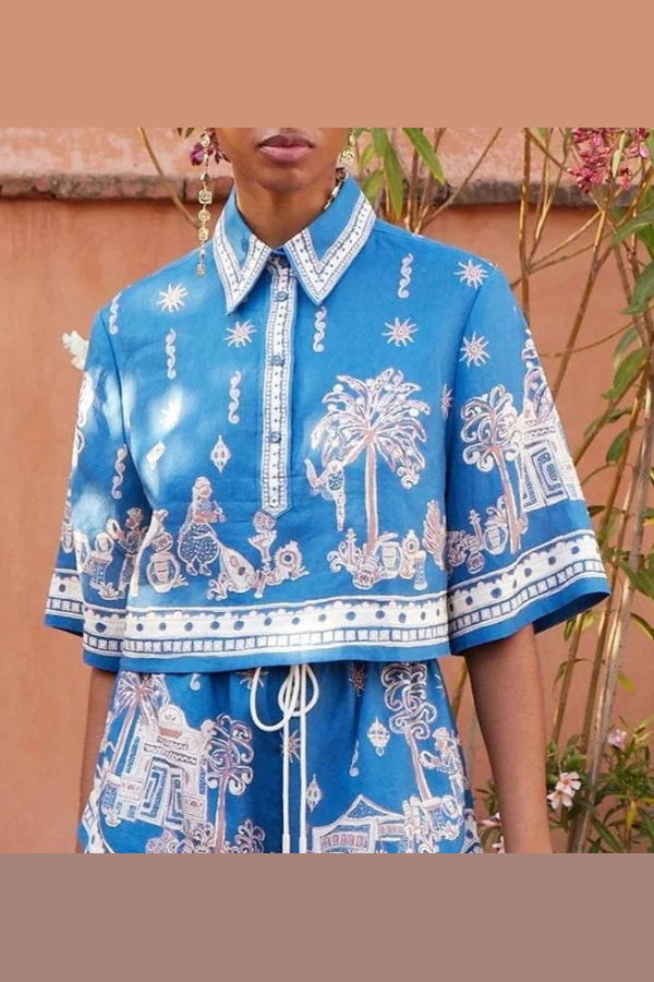 ALÉMAIS Acacia Cropped Shirt