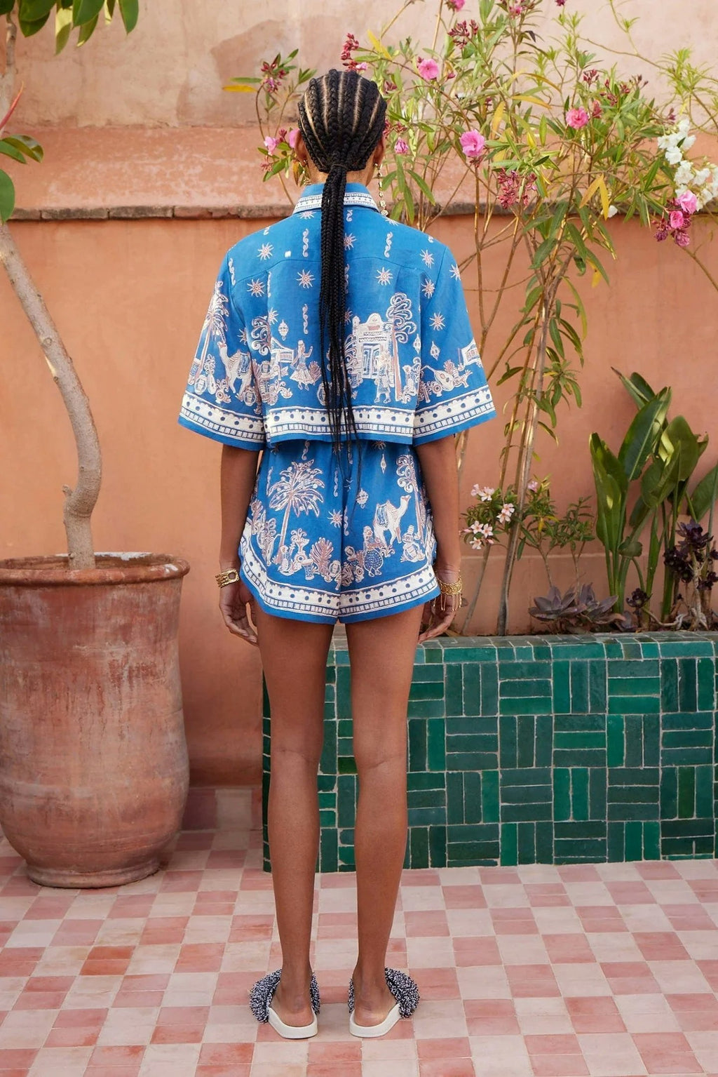 ALÉMAIS Acacia Cropped Shirt