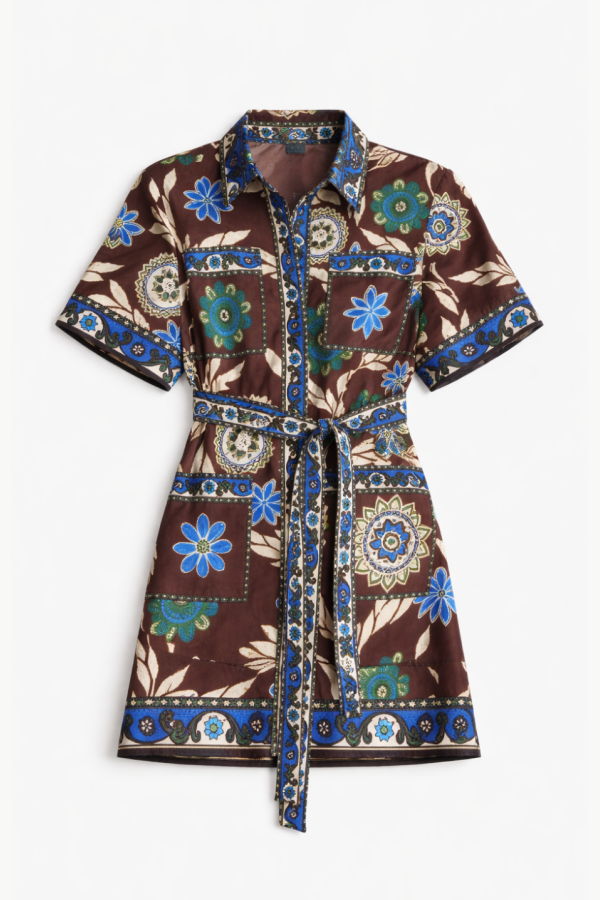 ALÉMAIS Jasper Mini Dress - Chocolate