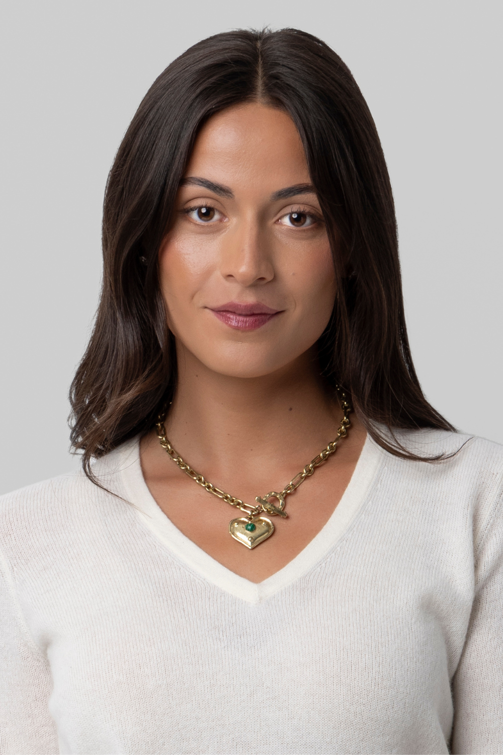 ALÉMAIS Jem Heart Charm Necklace