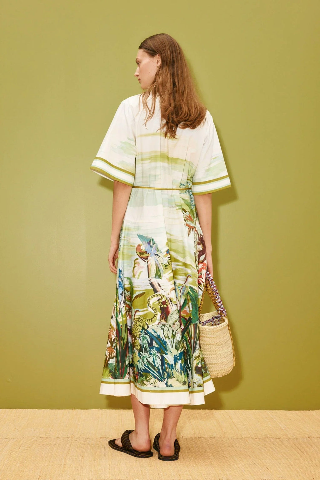 ALÉMAIS Jungle Boogie Shirtdress