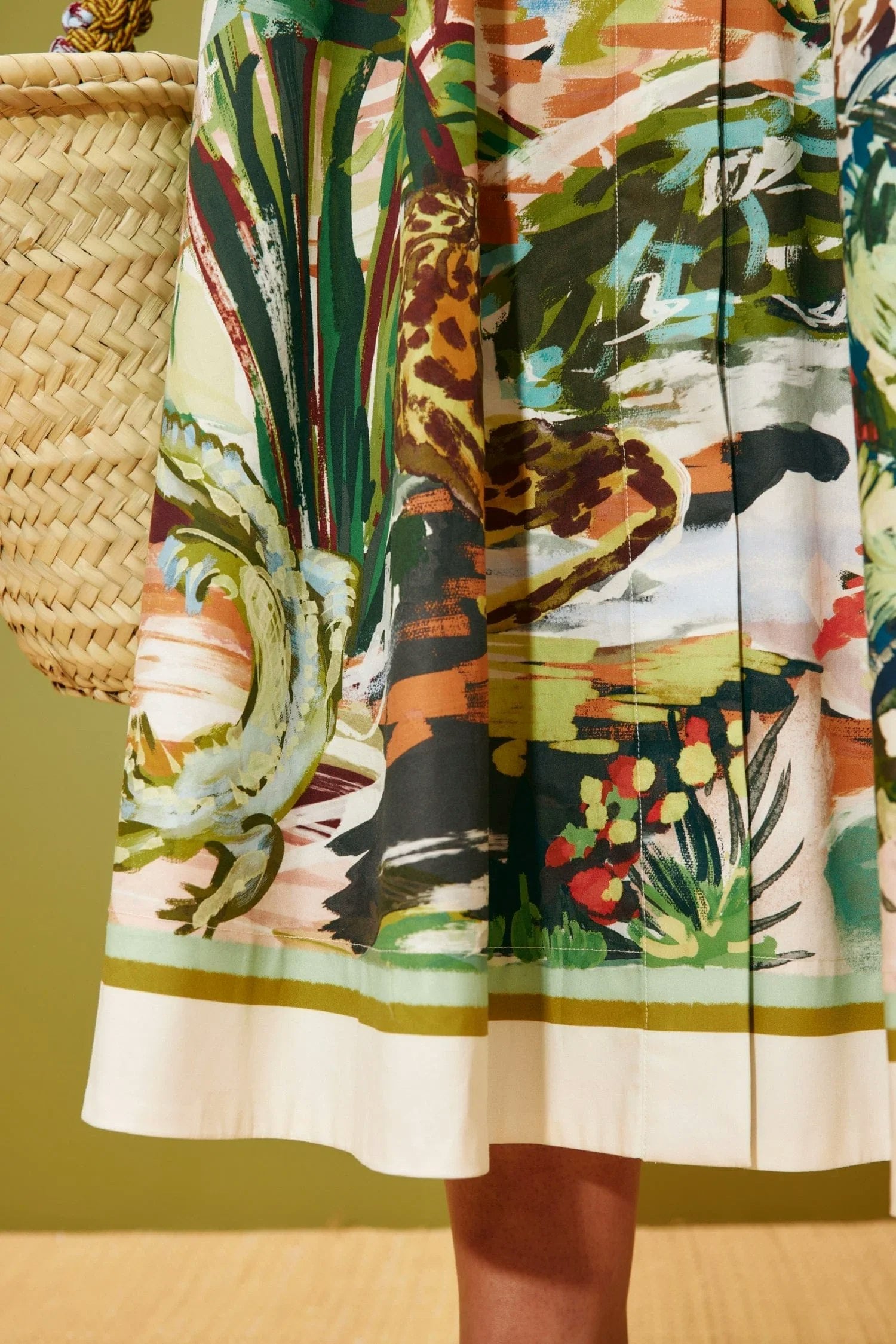 ALÉMAIS Jungle Boogie Shirtdress