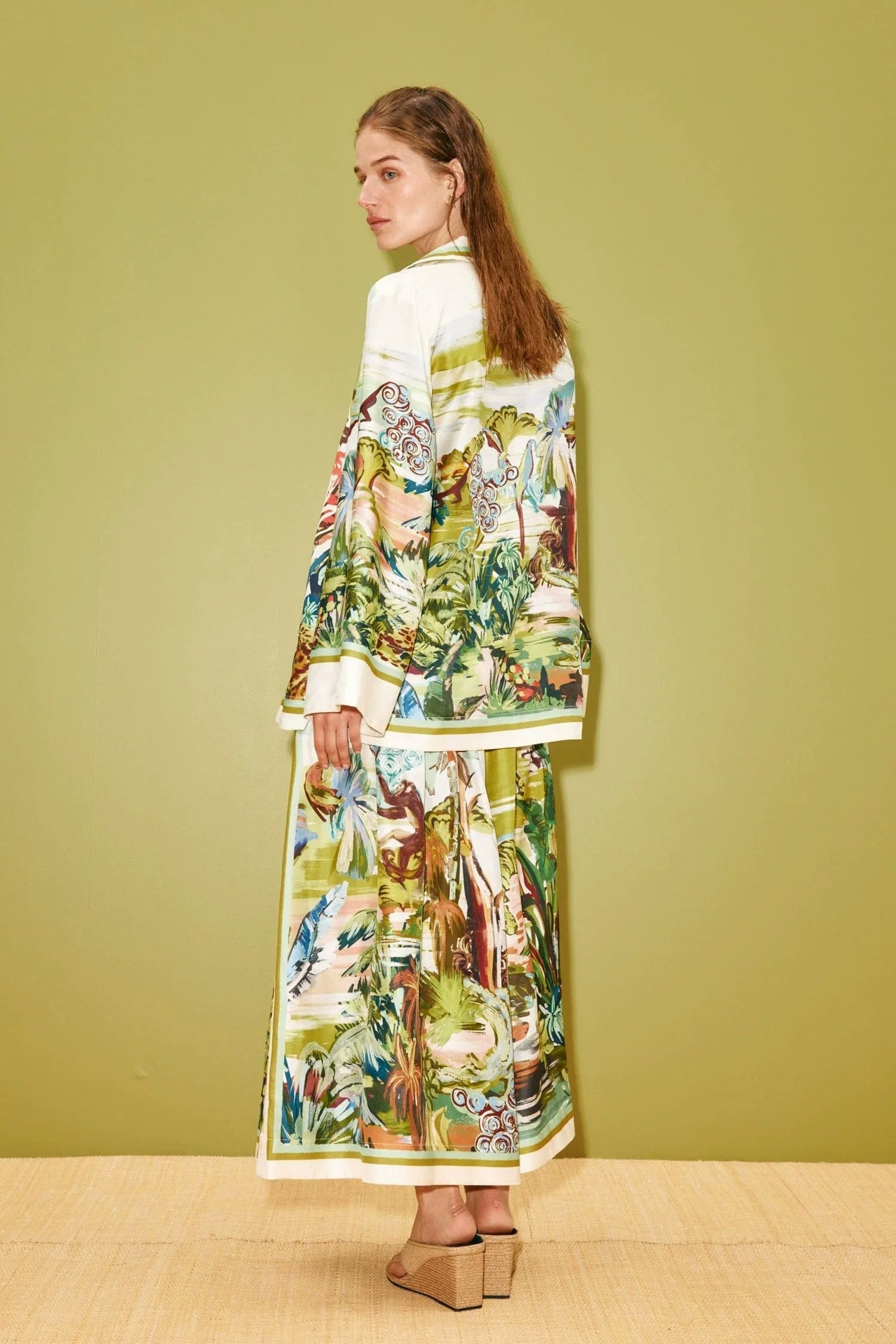 ALÉMAIS Jungle Boogie Silk Culotte