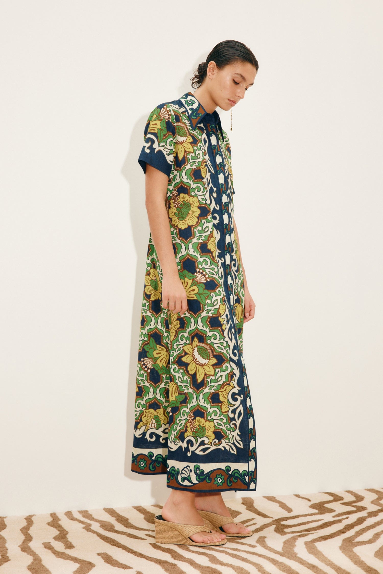 ALÉMAIS Liana Shirtdress - Multi