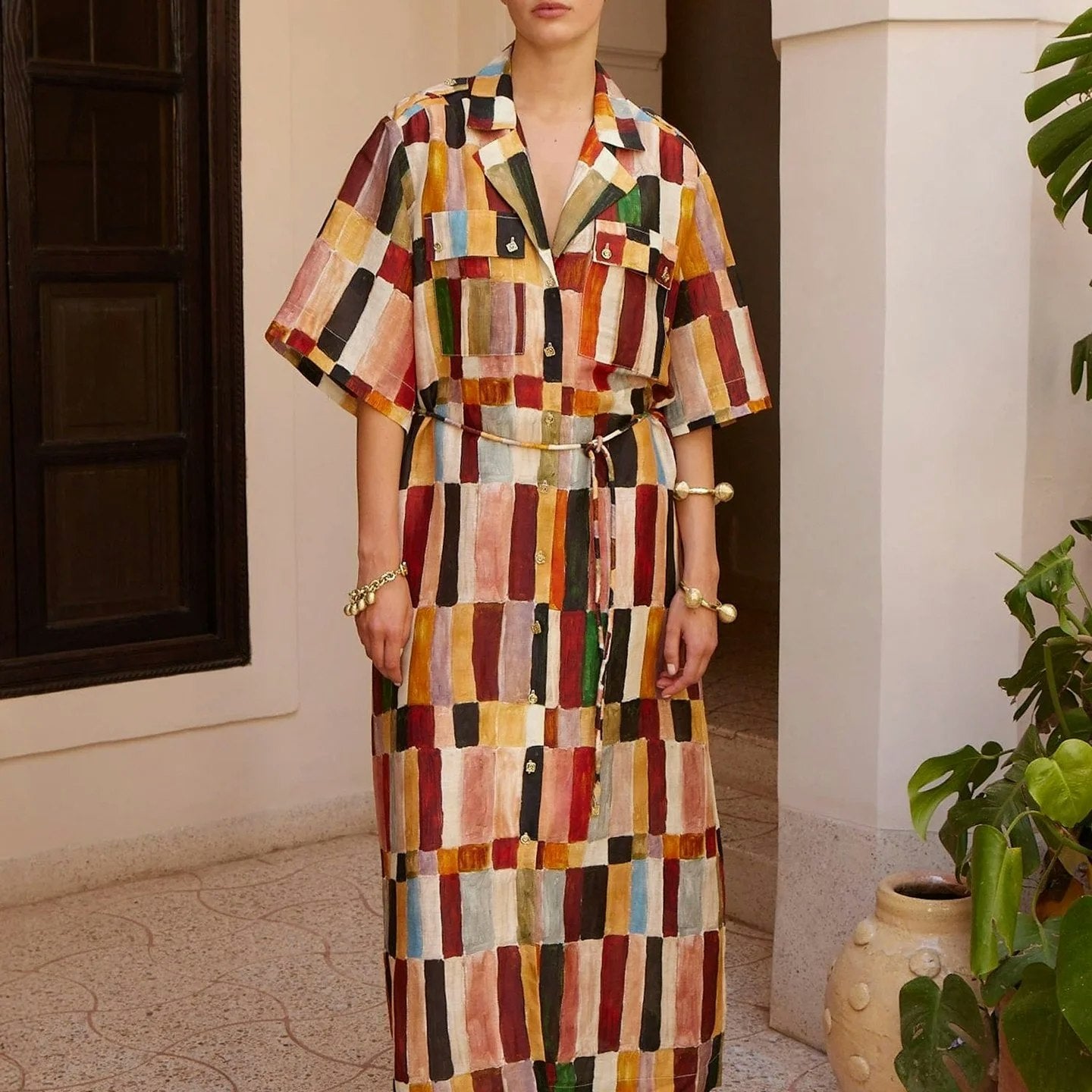 ALÉMAIS Marjorelle Shirtdress